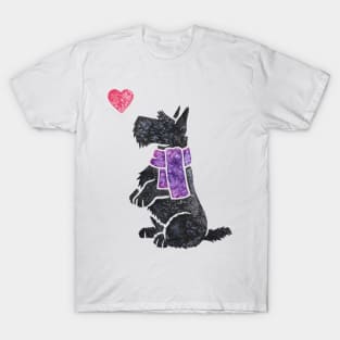 Watercolour Scottie T-Shirt